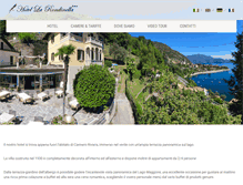 Tablet Screenshot of hotel-la-rondinella.it